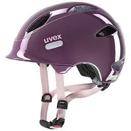 Produktbild: uvex oyo - leichter Fahrradhelm für Kinder - individuelle Größenanpassung - erweiterbar mit LED-Licht - plum - dust rose - 50-54 cm