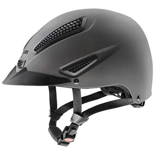 Produktbild: uvex perfexxion II - robuster Reithelm für Damen und Herren - individuelle Größenanpassung - optimale Belüftung - Anthracite matt - 52-55 cm