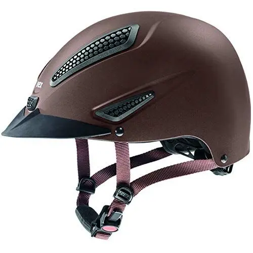 Produktbild: uvex perfexxion II - robuster Reithelm für Damen und Herren - individuelle Größenanpassung - optimale Belüftung - brown matt - 55-58 cm