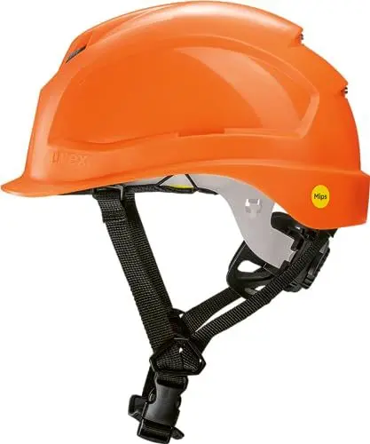 Produktbild: uvex pheos S-KR MIPS Schutzhelm - Industrieschutzhelm - MIPS-Technologie, stufenlose Weitenregulierung & climazone-Belüftung - One Size (52-61 cm) - Orange