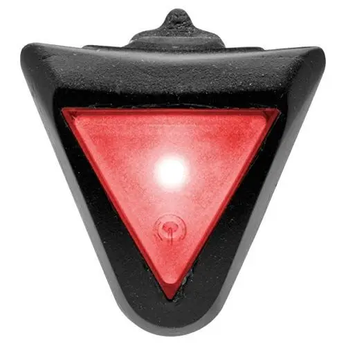 Produktbild: uvex plug-in LED XB039 Licht - passend für uvex i-vo, uvex air wing & finale junior Modelle - Dauer- oder Blinklicht - black-red - one size