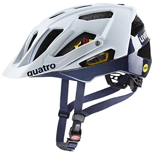 Produktbild: uvex Quatro cc MIPS - sicherer MTB-Helm für Damen und Herren - MIPS-Sysytem - waschbare Innenausstattung - Cloud-deep Space matt - 52-57 cm
