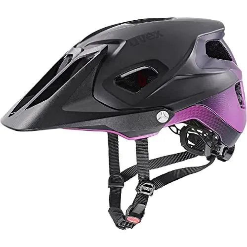 Produktbild: uvex quatro integrale Tocsen - extrem leichter MTB-Helm für Damen und Herren - inkl. Tocsen-Sturzsensor - individuelle Größenanpassung - mystic - fuchsia matt - 52-57 cm