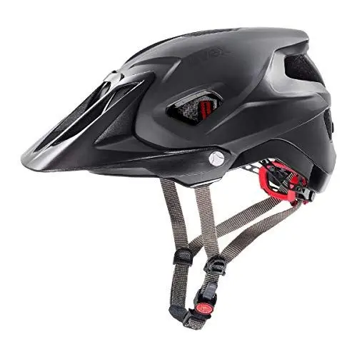 Produktbild: uvex quatro integrale - extrem leichter MTB-Helm für Damen und Herren - individuelle Größenanpassung - verstellbarer Schirm - black matt - 56-61 cm