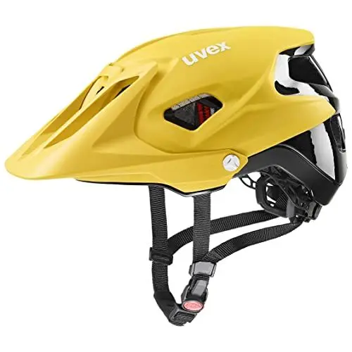 Produktbild: uvex quatro integrale - extrem leichter MTB-Helm für Damen und Herren - individuelle Größenanpassung - verstellbarer Schirm - sunbee-black matt - 56-61 cm