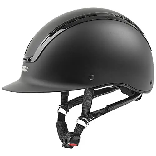Produktbild: uvex suxxeed active - robuster Reithelm für Damen und Herren - individuelle Größenanpassung - optimale Belüftung - black matt - 54-55 cm
