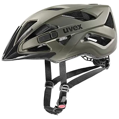 Produktbild: uvex touring cc - leichter Allround-Helm für Damen und Herren - individuelle Größenanpassung - erweiterbar mit LED-Licht - smoke green matt - 52-57 cm