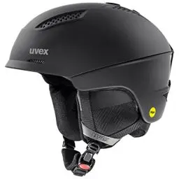 Produktbild: uvex Ultra MIPS - MIPS-Sysytem Skihelm für Damen und Herren - robuster - wechselbare Innenausstattung - All Black matt - 59-61 cm