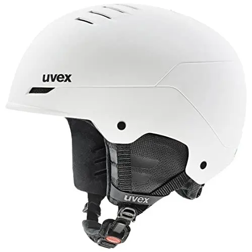 Produktbild: uvex Wanted - robuster Skihelm für Damen und Herren - individuelle Größenanpassung - Nackenwärmer - White matt - 54-58 cm