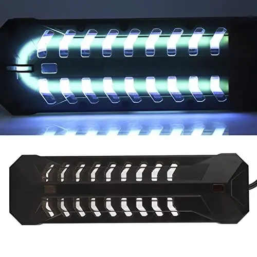 Produktbild: UV-Licht-Sterilisator für Aquarien, Keimtötende Lampe für Wasserqualität, Quarzglas (EU-Stecker 220 V 22W)