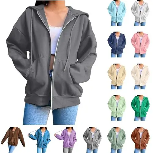Produktbild: Uwdiohq Angebote Sale Hoodie Damen Grosse Groessen 52 Regenbogenfarben Pullover Herren Hip Hop Jacke Mit Kapuze Sweatshirt Weihnachten Damen Strickjacke Sweatjacke Damen Mein Bestellung Sale