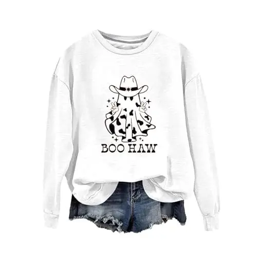 Produktbild: Uwdiohq Damen Billige Pullover Ohne Kapuze Damen Sweatshirt Damen Herbst Baumwolle Frauen Pullover Elegant Damen Langarmshirt Weiss Sweatjacke Maedchen 146 Sale Angebote Bestellung