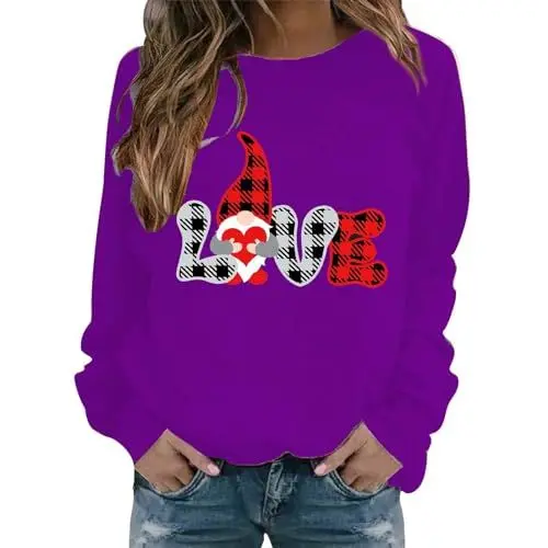 Produktbild: Uwdiohq Damen Sale Angebote Sale Damen Sweatshirt Ohne Kapuze Winter Sweatshirt Mint Damen Weihnachtspullover Damen Prime Rote Langarmshirts Damen Weiße+Sweatjacke+Damen Sale Clearance