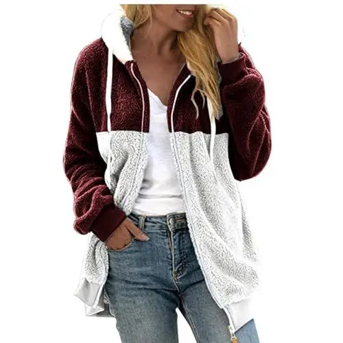 Produktbild: Uwdiohq Damen Sale Angebote Sale Winterjacke Gefüttert Damen Warm Lammfellmantel Damen Echt Winter Daunenmantel Für Damen Stepp Damen Jacke Lang Winter Daunenjacke Damen Sale Angebote Bestellung