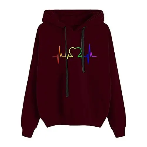 Produktbild: Uwdiohq Day Prime 2024 Hoody Damen Mit Kapuze Schwarz Bride Pullover Weiss College Jacke Mit Kapuze Damen Baumwolle Sweatshirt Damen Sweatjacke Damen Uebergroesse Mein Bestellung Sale