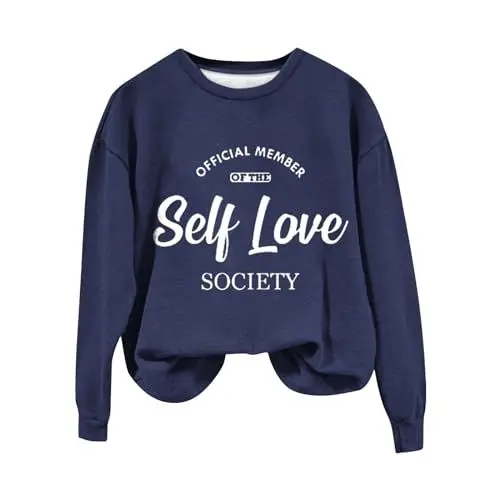Produktbild: Uwdiohq Heut Angebot Sonderangebote Sweatshirt+Ohne+Kapuze Sweatshirt Mit Katzenmotiv Damen Pullover Mit Taschen Viskose Langarmshirt Damen Sweatjacke Aesthetic Sonderangebote Schnäppchen