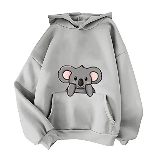 Produktbild: Uwdiohq Kleider Angebot Sale Kuschel Hoodie Frauen Kapuzenpullover Teenager Mädchen Übergangsjacke Damen Mit Kapuze Sweatshirt Stehkragen Sweatjacke Baumwolle Angebote Bestellung