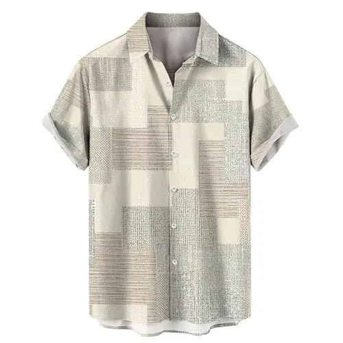 Produktbild: Uwdiohq Last Minute Angebote Von Poloshirt Herren Grau Stehkragen Hemd Klamotten Sommer Kurzarm Unterhemd Hawaii Männer Pink Meine Bestellungen