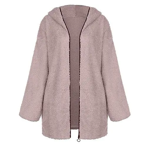 Produktbild: Uwdiohq Outlet Angebote Sale Fleecejacke Damen Warm Damen Parka Warm Gefüttert Outdoor Jacken Für Damen Winter Veloursleder Jacke Damen Daunenjacke Damen Ohne Kapuze Mein Bestellung Sale