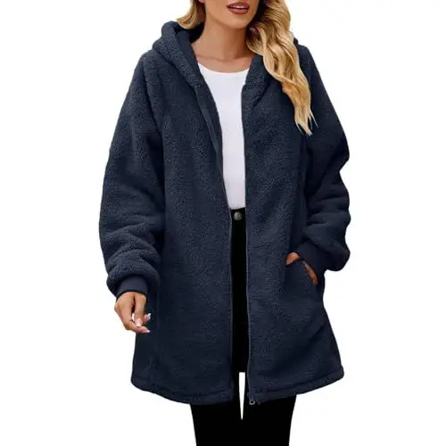 Produktbild: Uwdiohq Outlet Sale Sonderangebote Warme Daunenjacke Damen Parka Wasserdicht Damen Anorak Damen Mit Kapuze Winter Jacke Frühling Mädchen Daunenmantel Damen Leicht Sale Angebote Bestellung