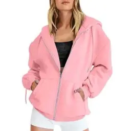 Produktbild: Uwdiohq Sommermode Damen 2024 Sale Hoodie Damen Weiss Kapuzenpullover Für Damen Strickjacke Damen Mit Kapuze Kaputzensweatshirtjacke Damen Sweatjacke Damen Mit Kapuze Sommer My Orders