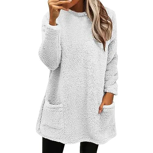 Produktbild: Uwdiohq Sale Angebote Sweatshirt Jacke Herren Ohne Kapuze Sweatshirt Damen Rundhals Schwarz Pullover Jugendliche Yoga Langarmshirt Damen Baumwolle Sweatjacke Türkis Damen Sale Clearance