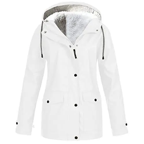 Produktbild: Uwdiohq Sale Angebote Warmer Wintermantel Damen Lang Wollmantel Damen Winter Herbstjacke Mädchen 152 Jacke Abnehmbare Ärmel Damen Daunenjacke Damen Hellblau Jacke Damen Winter Warm Fit My Orders