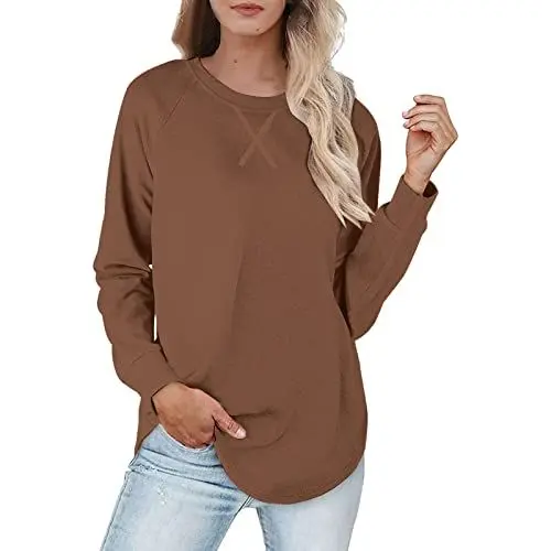 Produktbild: Uwdiohq Angebote Sale Sweatshirtjacke Damen Ohne Kapuze Longsweatshirts Damen Ohne Kapuze Pullover Reissverschluss Damen Weißes Langarmshirt Damen Leichte Sweatjacke Damen Sale Angebote Bestellung