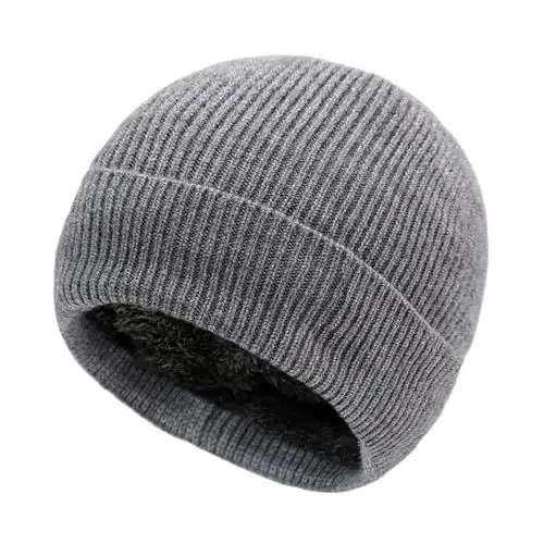 Produktbild: Uwdiohq Sommermode Damen 2024 Sale Muetze Damen Winter Grobstrick Wintermuetze Herren Norway Muetze Dunkelblau Damen Strickmütze Herren Winter Pudelmütze Herren Groß Meine Bestellung