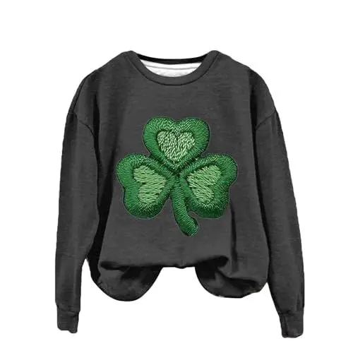 Produktbild: Uwdiohq Sommermode Damen 2024 Sale Pullover Herren Ohne Kapuze Braun Damen Sweatshirt Maritim Damen Pullover Mit Reißverschluss Weisse Langarmshirts Damen Sweatjacke Damen Lila Meine Bestellung