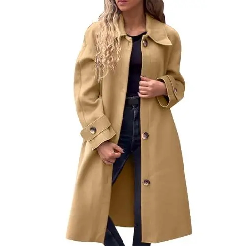 Produktbild: Uwdiohq Sommermode Damen 2024 Sale Winterparka Herren Lang Warm Gefüttert Fleecemantel Damen Lang Wintermantel Mädchen Gr 158/164 Veloursleder Jacke Damen Daunenjacke Damen Warm Mein Bestellung Sale