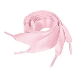 Produktbild: uxcell 2 Paare Damen Satin Flachband Schuhbänder Sneakers Canvas Schnürsenkel Rosa 120cm
