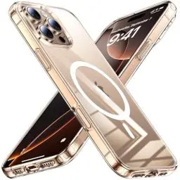 Produktbild: Uyiton für iPhone 16 Pro Hülle - Case für iPhone 16 Pro Handyhülle Schutzhülle, Anti-Vergilbung,Stoßfest Kratzfest,Ultradünn,Kompatibel mit Magnetisch - Transparent