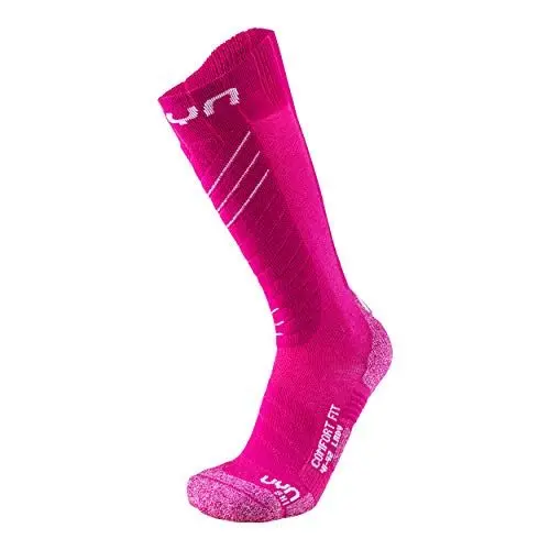 Produktbild: UYN Damen Comfort Fit Skisocken, rosa (Pink/White), 35/36