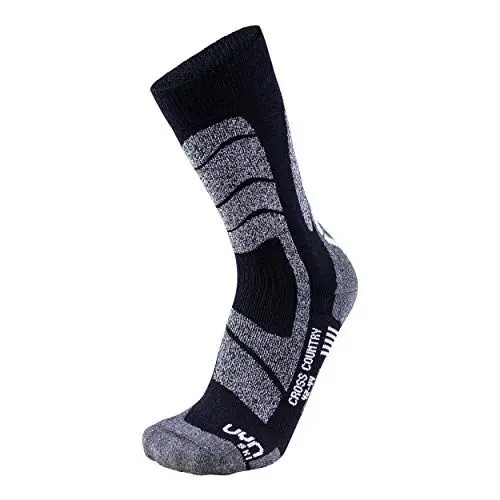 Produktbild: UYN Herren Ski Cross Country Herren Socke, Black/Mouline', 35-38 EU