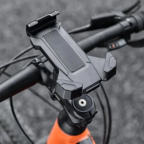 Produktbild: UYTKTN Fahrrad Handyhalterung für Cube Kathmandu HYBRID ONE 800, Universal Anti-Shake Lenker Halter Halterung Handyhalter, Vibrationsgedämpft für 4,7-7,2 Zoll Mobiltelefone