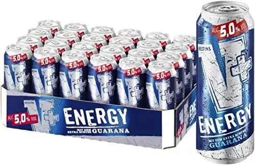 Produktbild: VELTINS V+ Energy Biermischgetränk, EINWEG (24 x 0.5 l Dose)