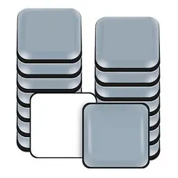 Produktbild: VABNEER Möbelgleiter, 16 Stück PTFE Teflon Quadrat Selbstklebende Möbelschieber, Möbel Bewegen Pads zum Bewegen Schwerer Möbel (Quadrat, 20x20mm)
