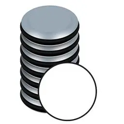 Produktbild: VABNEER Möbelgleiter, 8 Stück PTFE Teflon Runde Selbstklebende Möbelschieber, Möbel Bewegen Pads für Glatte Böden und Teppiche (Runde, 50mm)