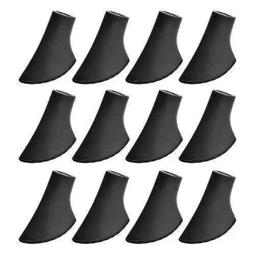 Produktbild: VABNEER Nordic Walking Stöcke Gummipuffer, 12 Stücke Gummipuffer für Walkingstöcke, Walking Pads für Trekking Asphalt Kies Gebirge mit Durchmesser 10mm