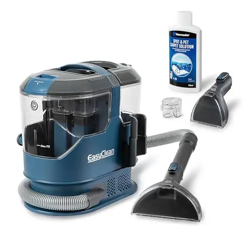 Produktbild: Vacmaster SCA0801 Waschsauger Teppichreiniger Fleckenreiniger für Teppiche, Vorleger, Polster, Treppen und Autos | Nass-Trocken-Sauger Starke Saugkraft Wasser Waschen Dekontamination | 800 W