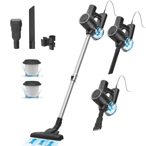 Produktbild: Vactidy C6, Staubsauger mit Kabel, Schwarz, 600 W, 1.2 liters