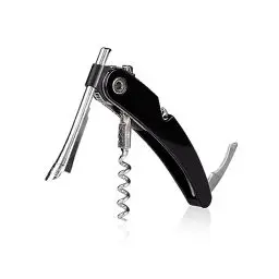 Produktbild: Vacu vin Single Pull Waiter`s Friend schwarz Kellnermesser, Kunststoff, 13,2X 2X 1,5 cm