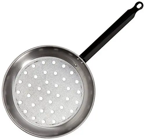 Produktbild: Vaello La Valenciana Rotisserie aus poliertem Stahl, 28 cm, silberfarben