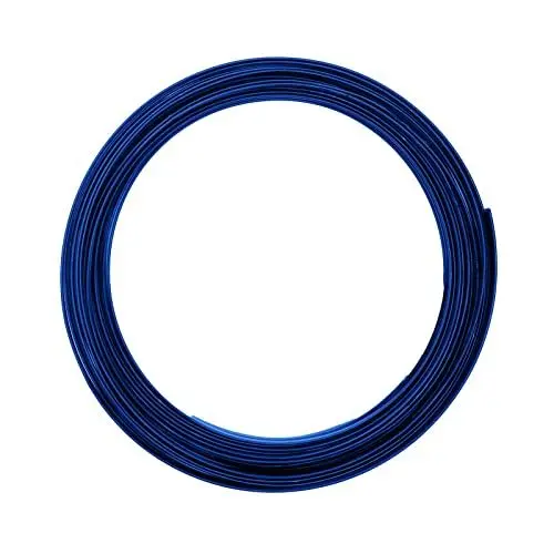 Produktbild: Vaessen Creative 24235-011 Aludraht Flach Schmuck, Biegsam, Aluminium, königlich blau, 5 x 1 mm x 5 m
