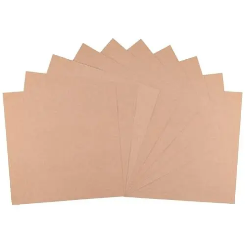 Produktbild: Vaessen Creative Florence Selbstklebend Cardstock - Quadratisch Bastelpapier - 30,5 x 30,5 cm - Braun - 10 Stück - Bedruckbares Papier - zum Basteln und Hobbyprojekte