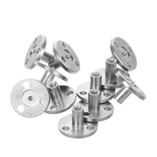 Produktbild: Vaguelly 10stücke Runde Metall Wickeldisk Ersatz Für Musikbox Mechanische DIY Spieluhr Teile Winde Disk Basis Mit Schlüssel Hochwertige Musikbox Schlüssel Für Kreative Projekte