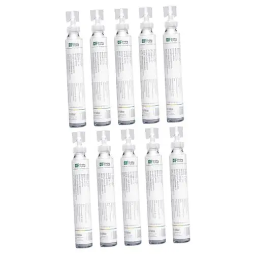 Produktbild: Vaguelly 10st Leichtes Salzwasser Salzhaltige Reinigungslösung Augenlösung Waschen Piercing Kochsalzlösung Lösung Für Die Notfallversorgung Kochsalzlösung Für Reisewunden Plastik Weiß