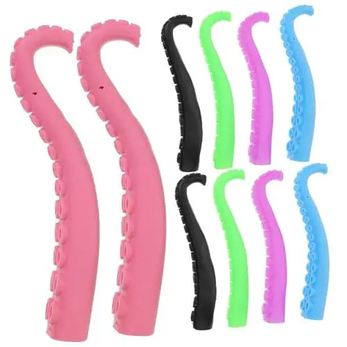 Produktbild: Vaguelly Octopus Puppet Spielzeug 10 Stücke Kunststoff Spielzeug Handpuppen Für Jungen Und Mädchen Zufällig