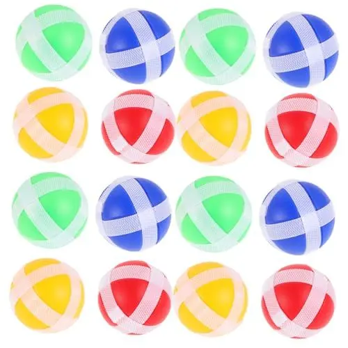 Produktbild: Vaguelly 16St Kinder-Dart-Klebeball klebrige Bälle für Dartspiel Spielzeug mit klebrigen Bällen lustige klebrige Bälle klebrige Kugeln aus Kunststoff Dartscheibe klebrige Bälle Plastik